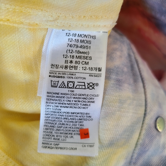 Gap Toddler Denim Set 12-18M - Picture 9 of 9